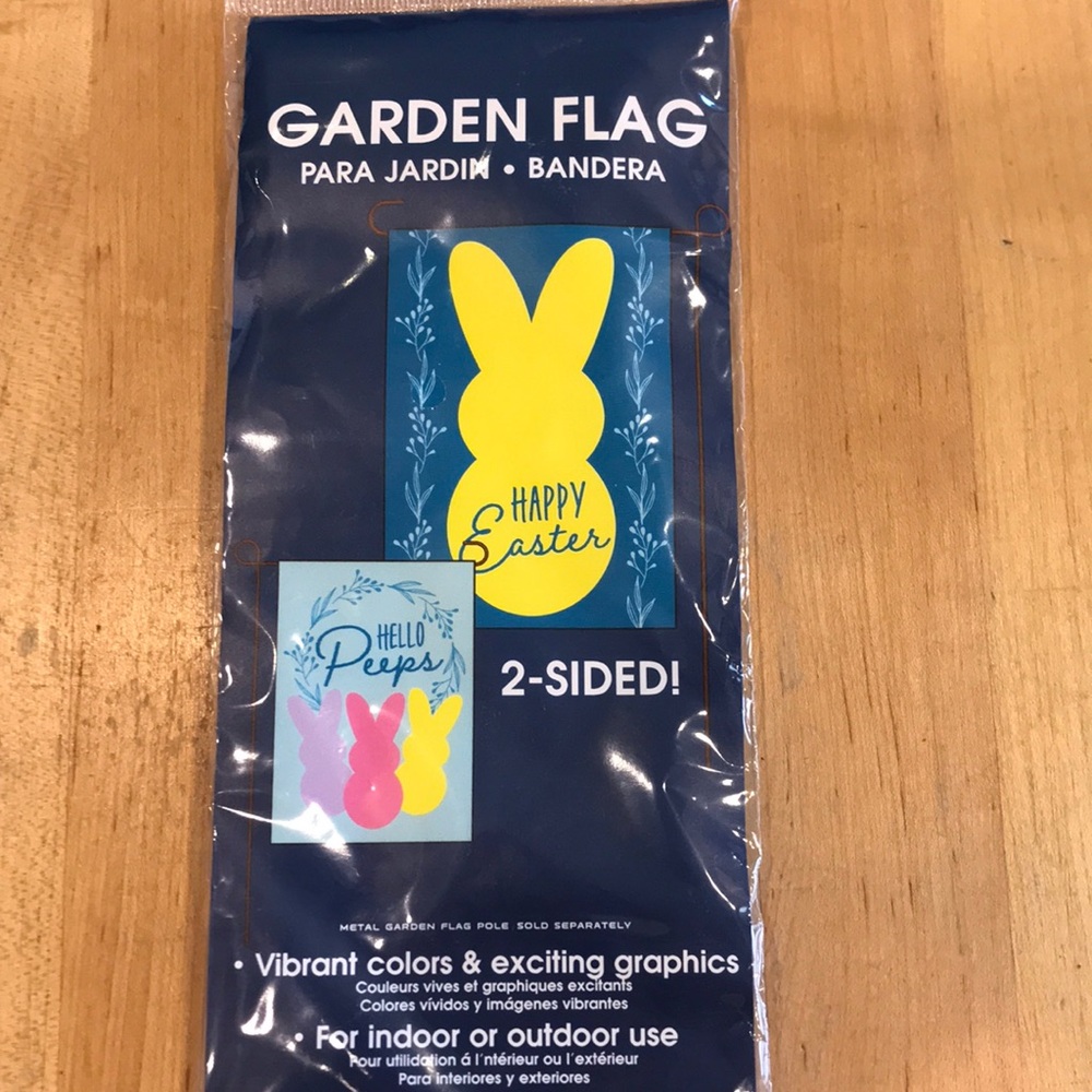 Easter garden flag NWT